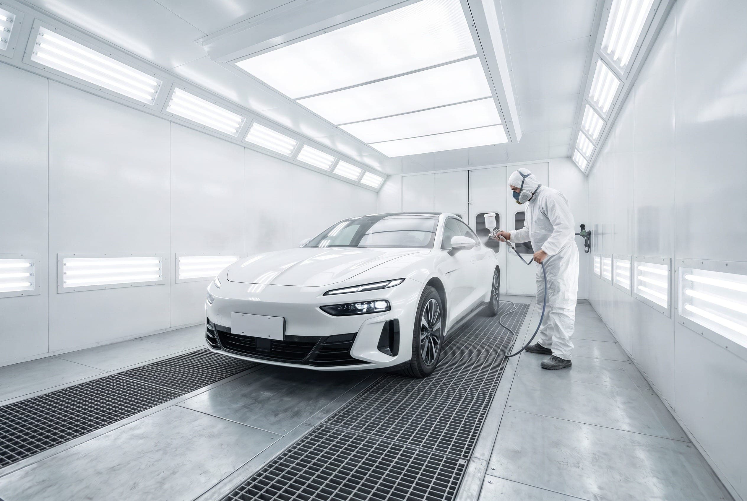 Cabine de peinture carrosserie